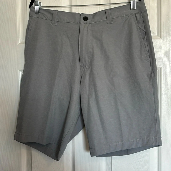 Banana Republic men’s gray 9” inch flat front shorts size 36 - Picture 1 of 8